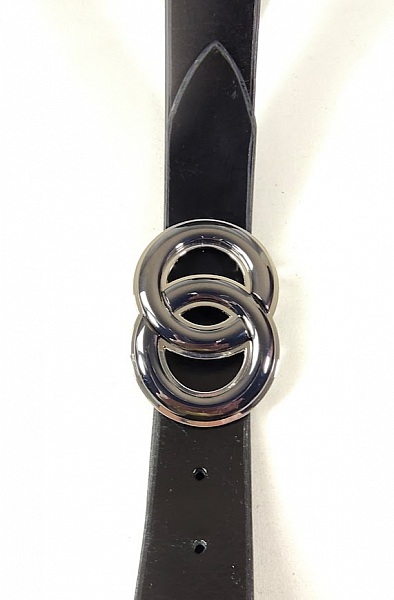 Ceinture cuir noir pour Elle ou Lui