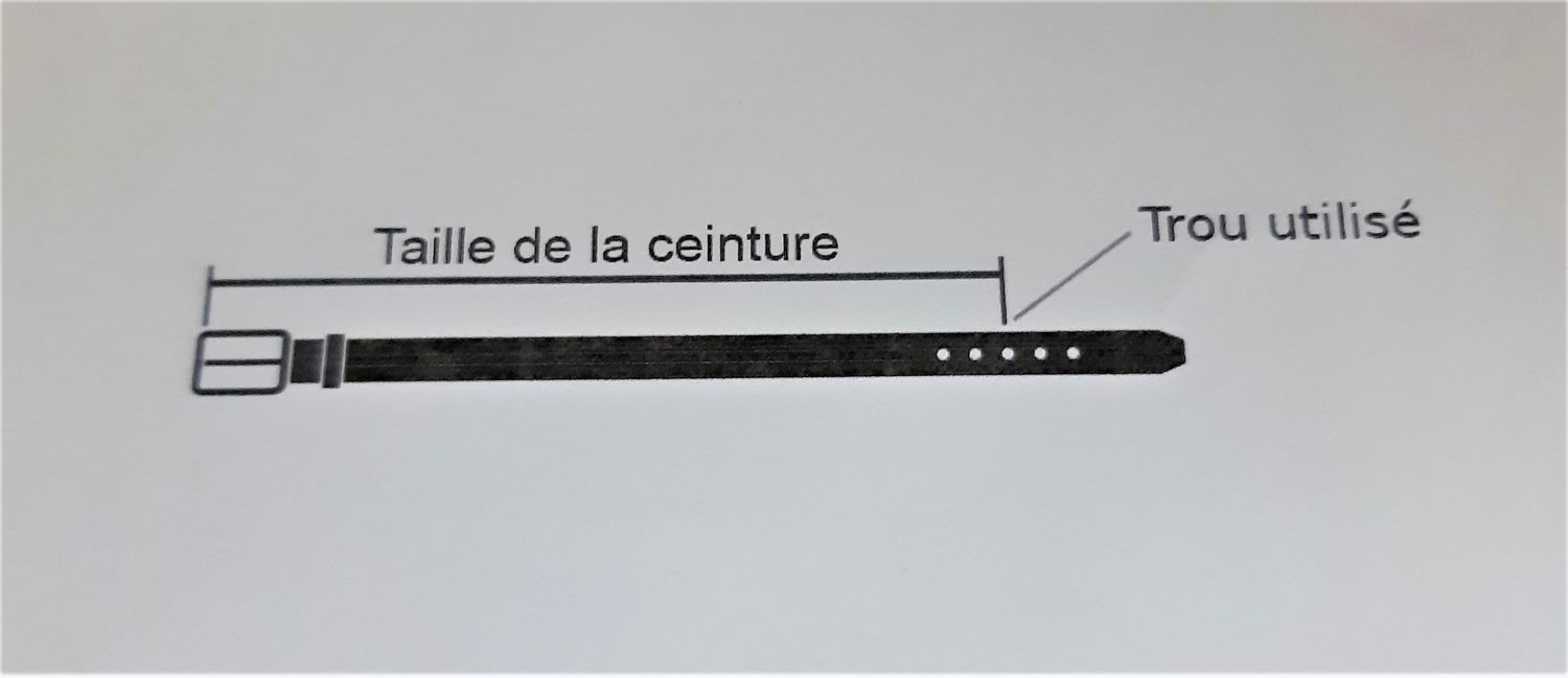 Ceinture cuir vachette boucle western coloris rouge.