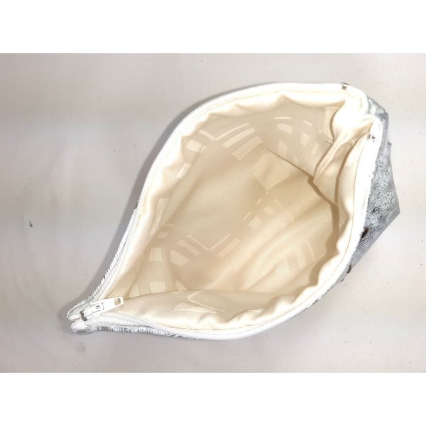 Pochette cuir chèvre enduit
