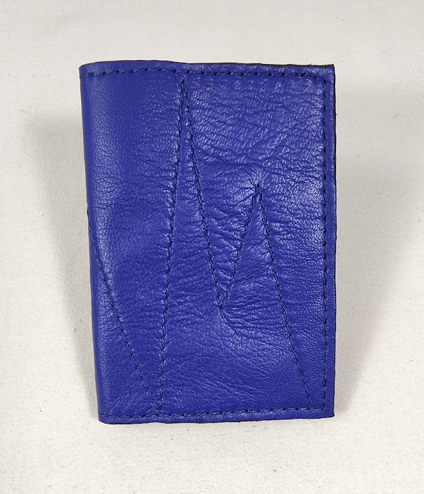 Porte cartes cuir d'agneau