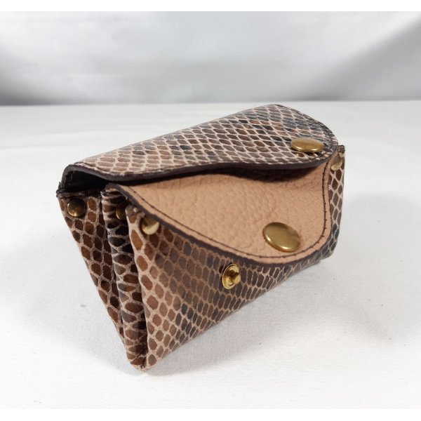 Porte monnaie cuir de ch&egrave;vre