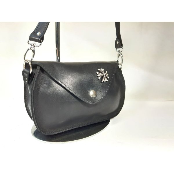 Sac cuir bandoulière réglable coloris noir