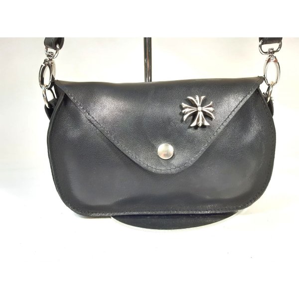 Sac cuir bandoulière réglable coloris noir