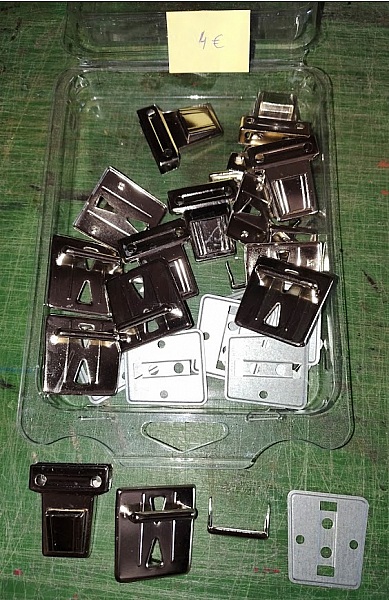 Serrures TUC en m&eacute;tal nickel