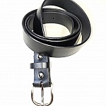 Ceinture classique cuir noir 