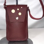 Pochette pour smartphone ou iPhone cuir de buffle